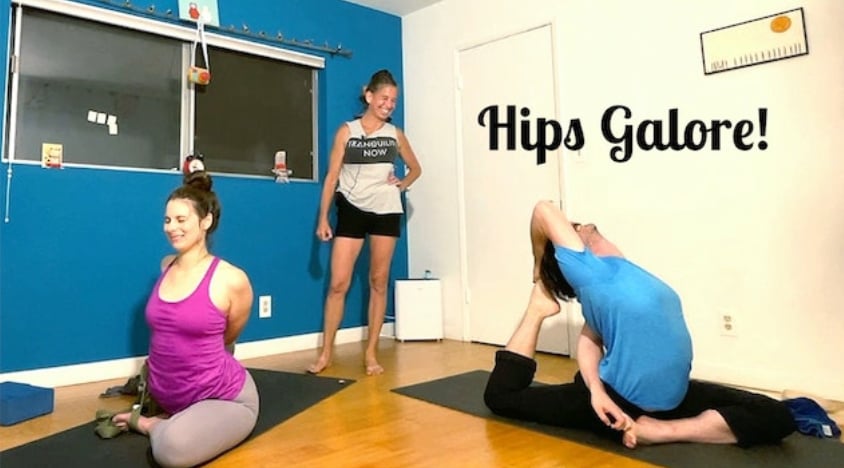 Level Two/Three Live with Melissa & Ross - Hips Galore (Moderate Challenge Yoga) [1:39]