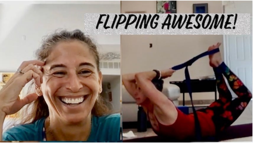 Level One/Two Live with Deb - Flipping Awesome! (Moderate Challenge Yoga) [1:02]