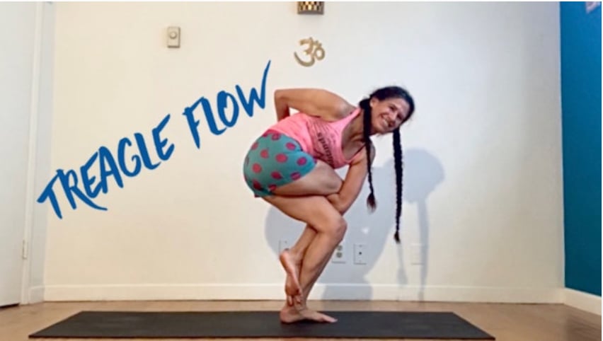Treagle (Level Two/Three - Moderate Challenge Yoga) [1:00]