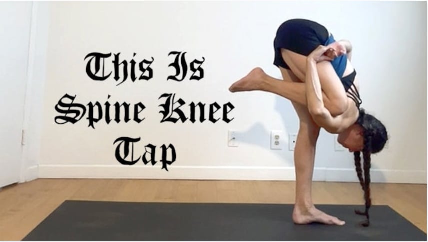 This Is Spine Knee Tap (Level Two/Three - Moderate Challenge Yoga) [1:17]