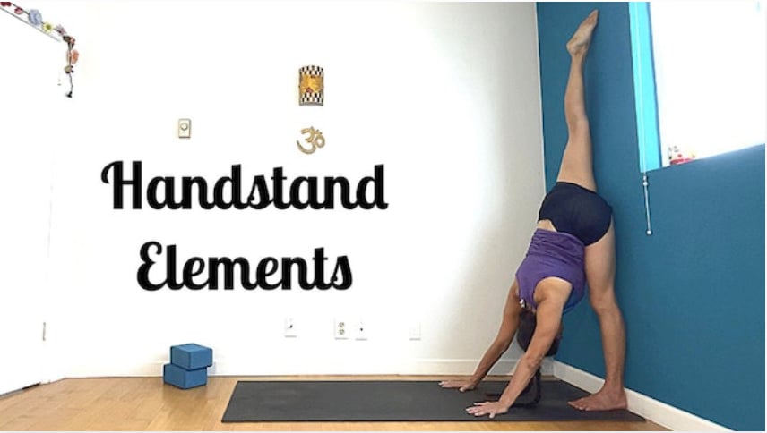 Handstand Elements (Level One/Two - Moderate Challenge Yoga) [1:25]