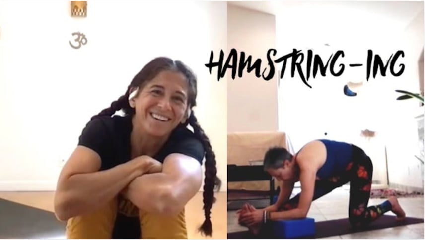 Level One/Two Live with Deb - Hamstring-ing (Moderate Challenge Yoga) [1:00]