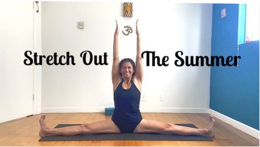 Stretch Out Summer (All Levels - Light Challenge Yoga) [1:35]