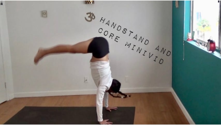 Handstands and Core mini-vid (Level Two/Three - Challenging Yoga) [33:46]
