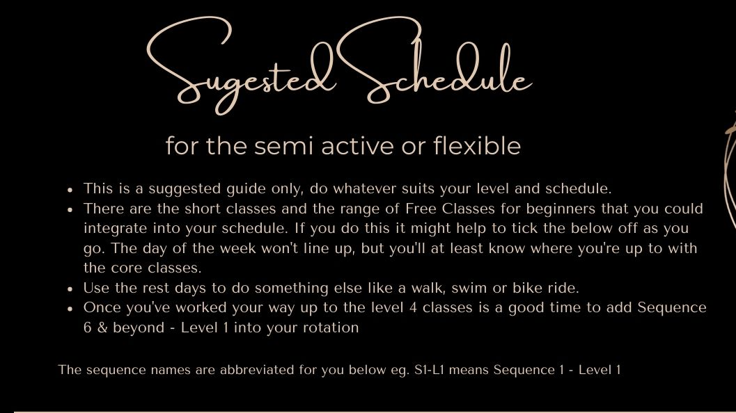 Schedule 2 - For the semi active or flexible