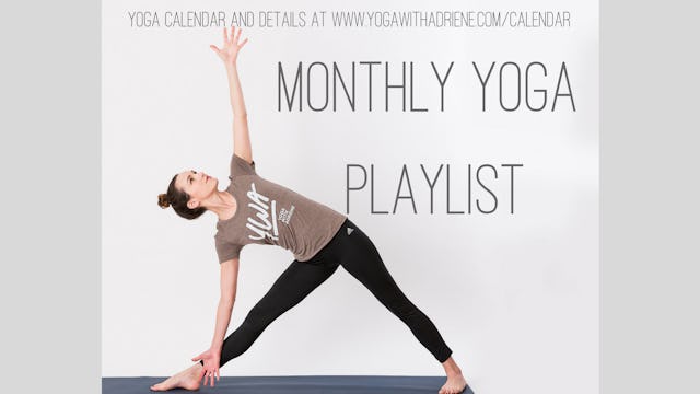 Yoga With Adriene Calendar