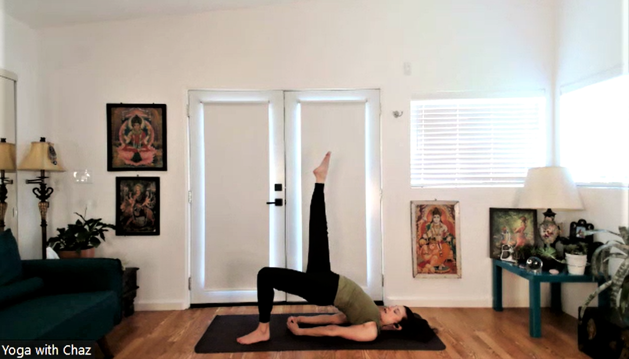 Return to Innocence (ONE-LEGGED BRIDGE POSE)