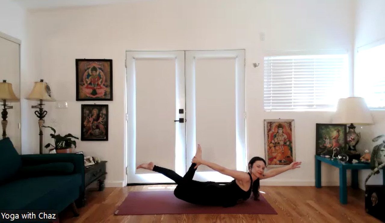 You gotta feel it to heal it (HALF BOW POSE)