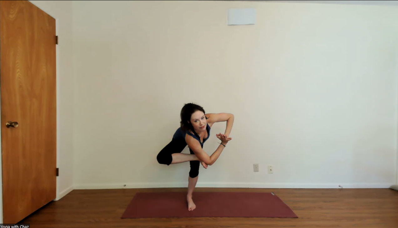 Maybe the journey isn't about becoming anything... (STANDING PIGEON TWIST)