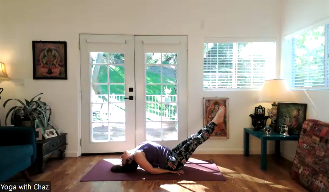 Speak what you seek until you see what you've said. (FISH POSE)