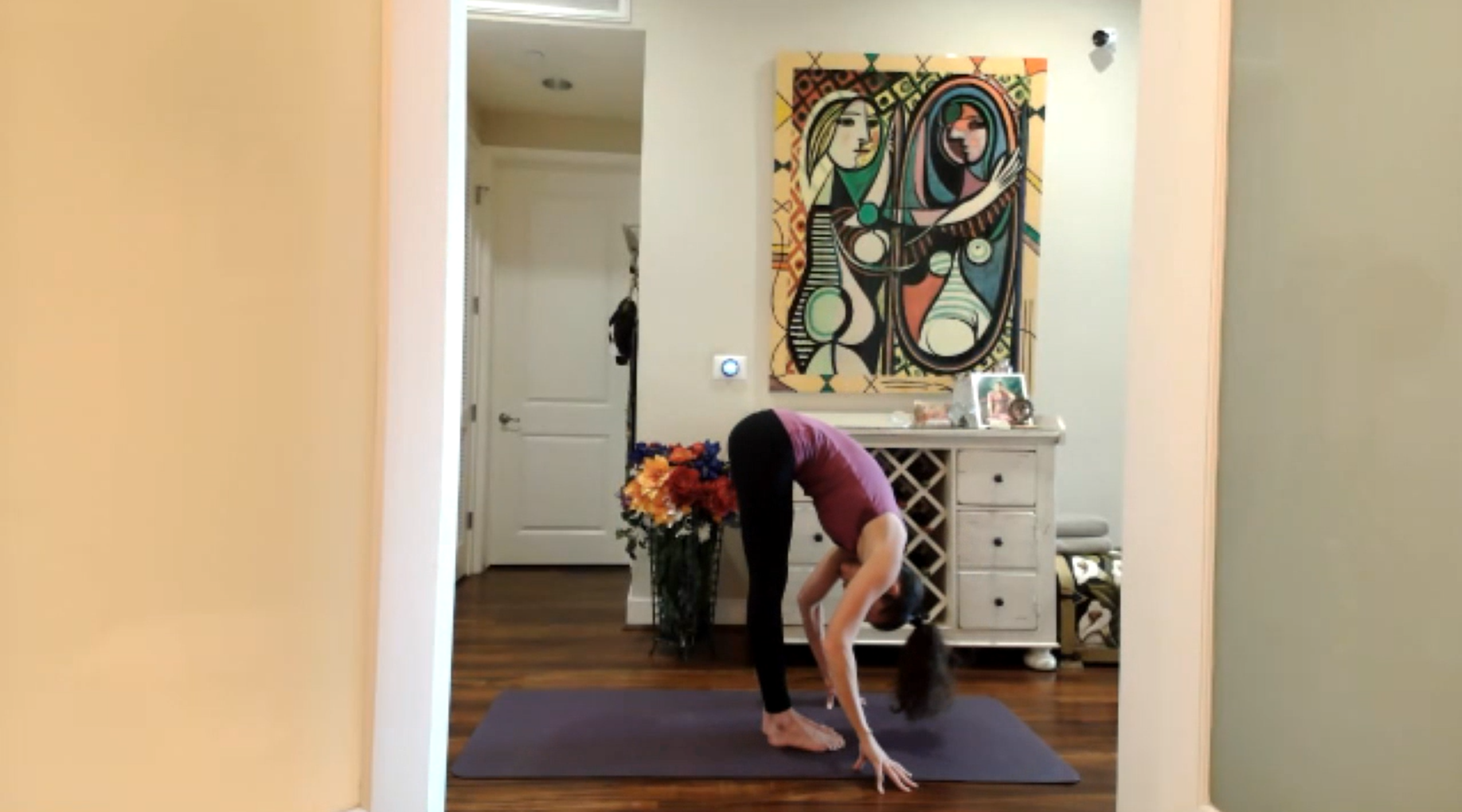 "Inside the chaos, build a temple of love" (GRASSHOPPER POSE)