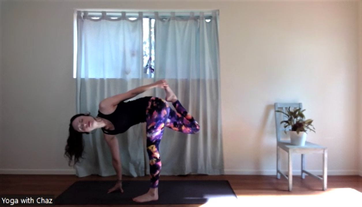 All that you have is your soul (REVOLVED HALF MOON CHAPASANA)