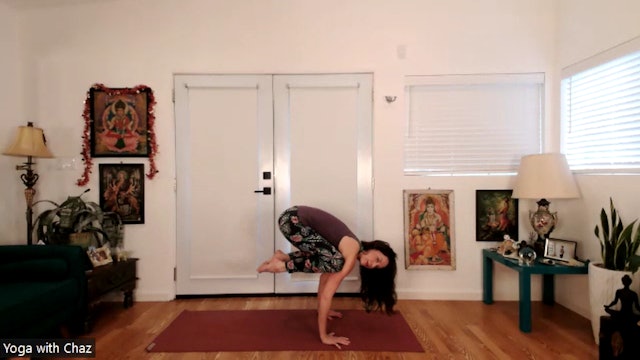 Be melting snow - wash yourself of yourself (CROW POSE)