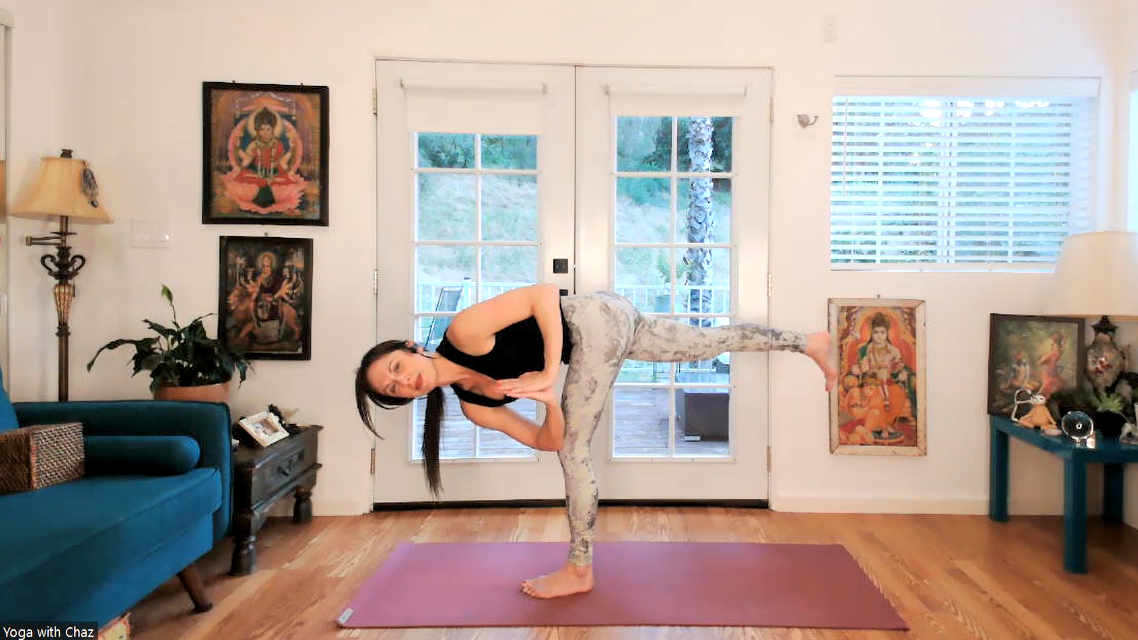 Some of your best days haven't happened yet (BALANCED REVOLVED HALF MOON)