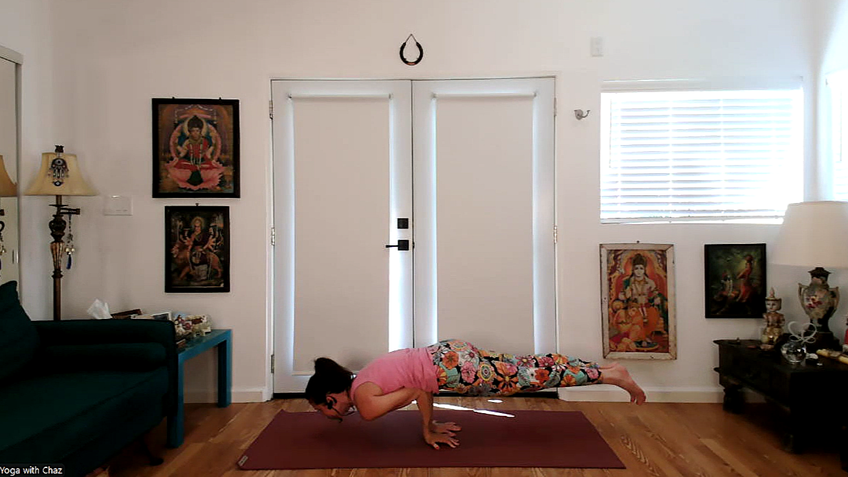 The antidote to anxiety is not calm, it's trust (PEACOCK POSE)