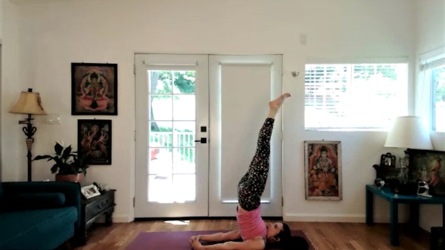 Say "NO" so you can say "YES!" (UNSUPPORTED SHOULDERSTAND)