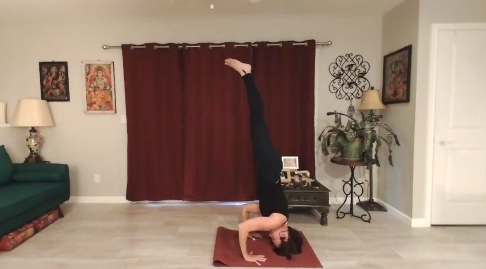 Love yourself enough to say 'NO MORE!' (TRIPOD HEADSTAND)