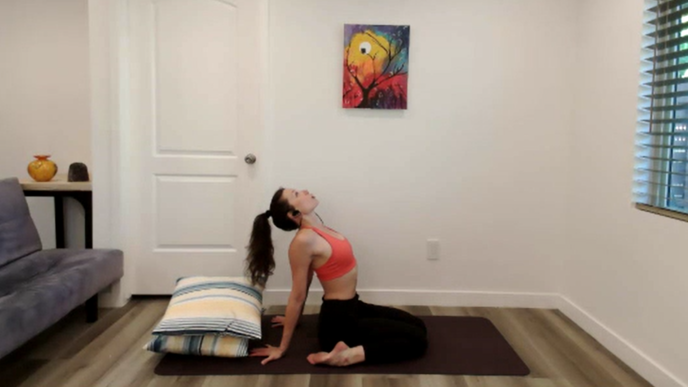 DON'T YOU DARE GIVE UP! (RECLINING HERO'S POSE)