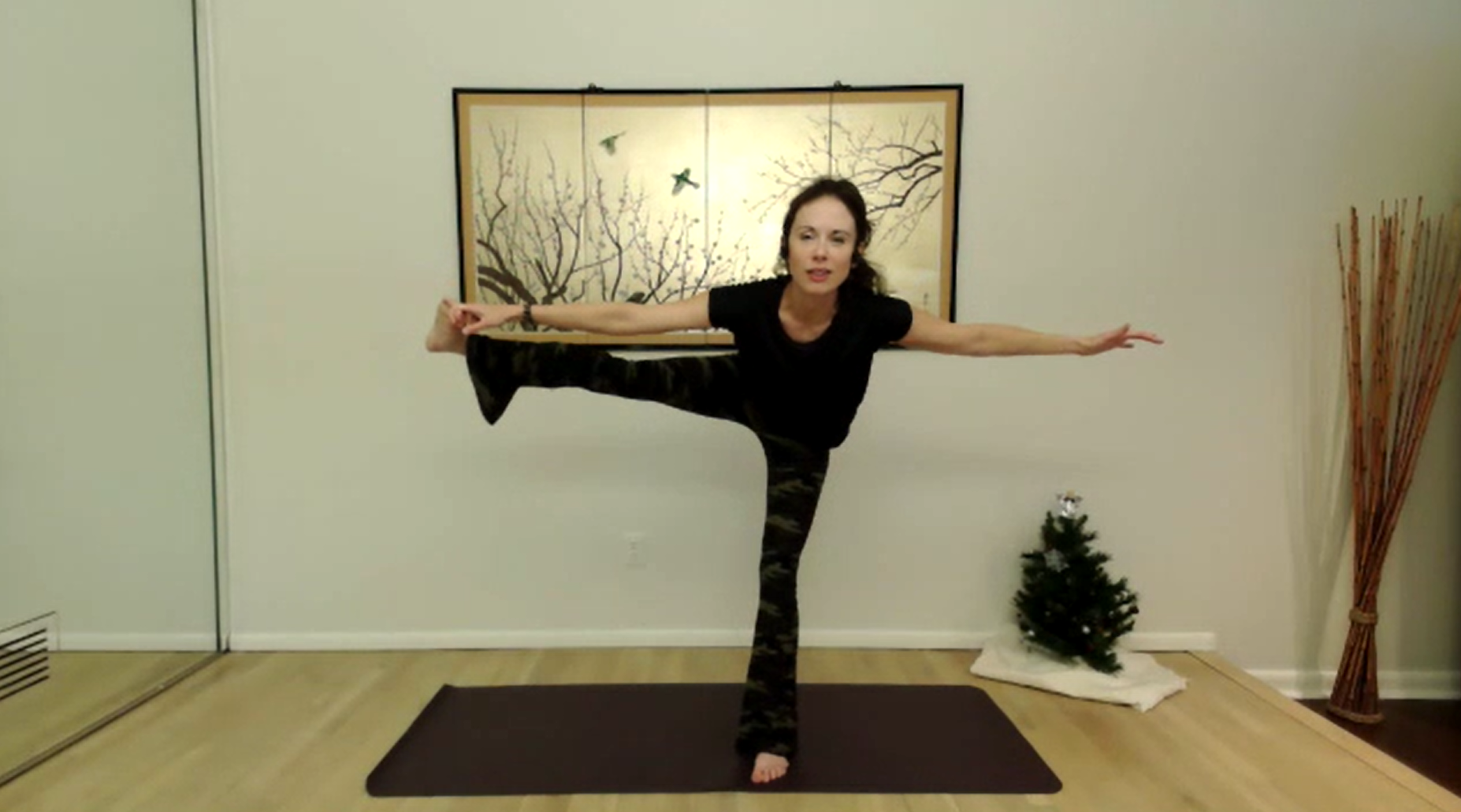 After the storm cleared, you met the next version of YOU! (PADANGUSTHASANA)