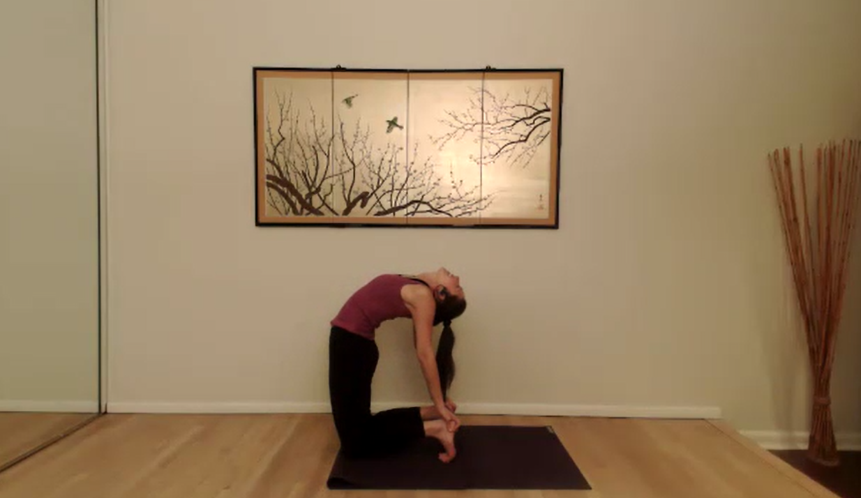 Love never fails (CAMEL POSE)