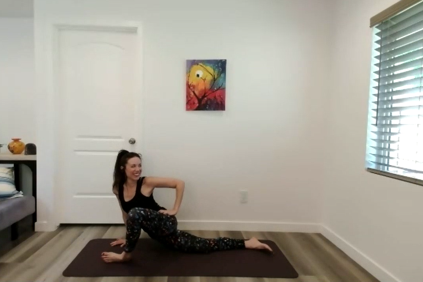 The old you is on its way out. Don't mind the noise. (SIDE PLANK WITH BOW POSE)