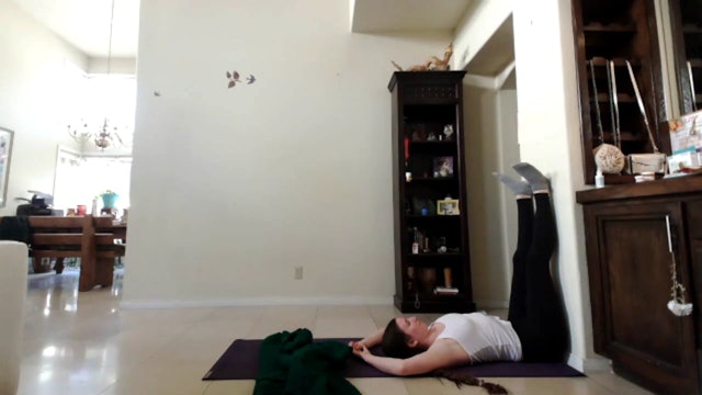 Inversion therapy (Legs up the wall)