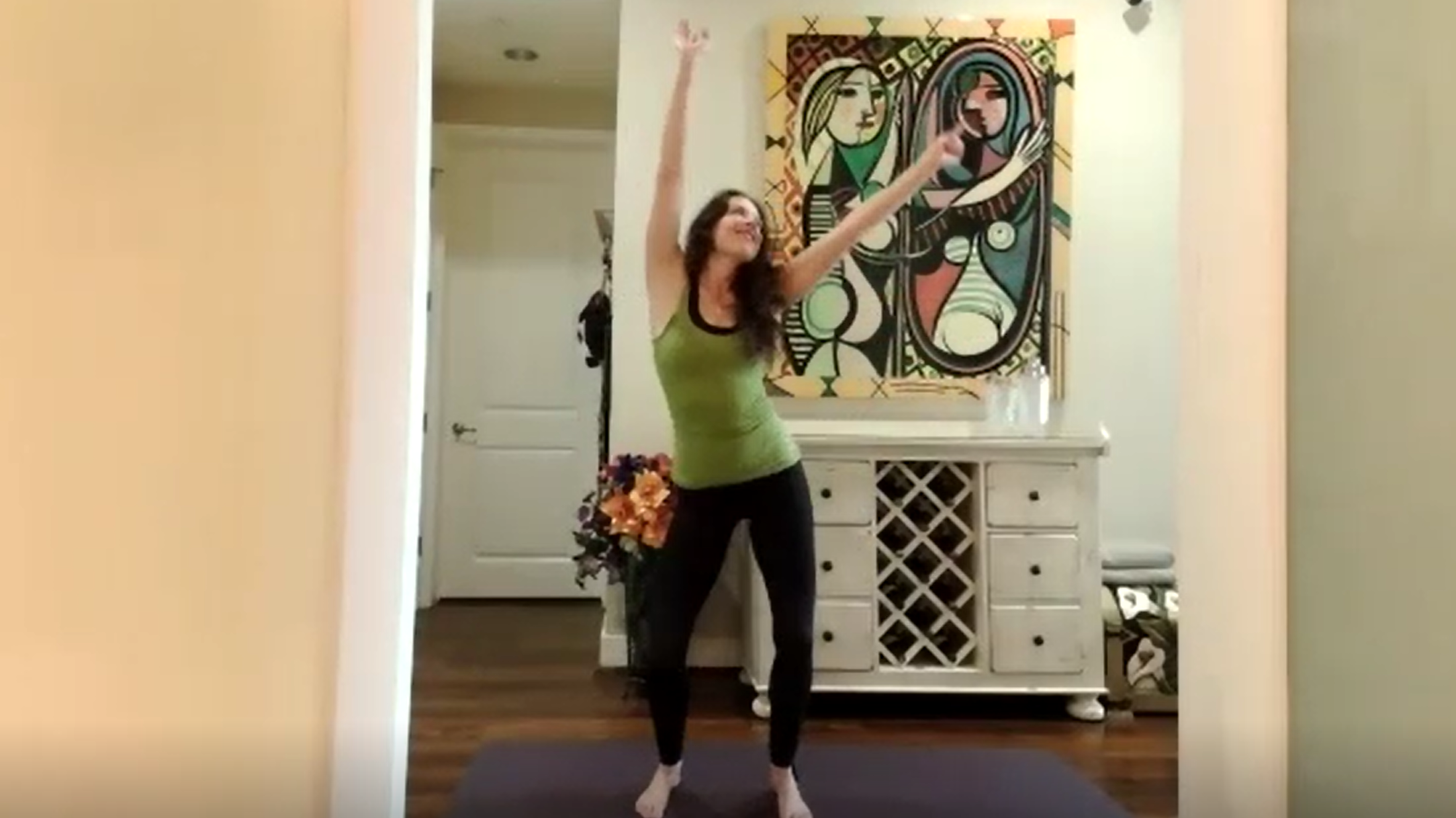 If you're going thru hell, then walk as if you own the place! (VISVAMITRASANA)