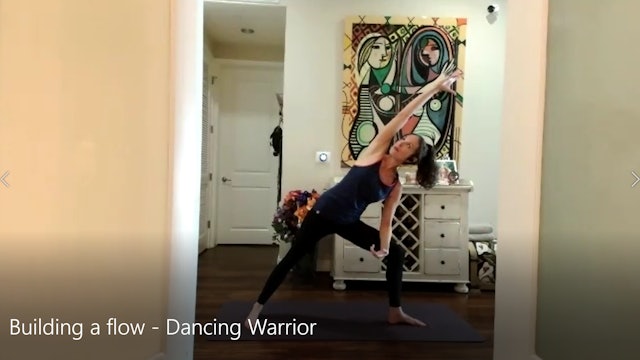 "Building a flow" (Dancing Warrior)