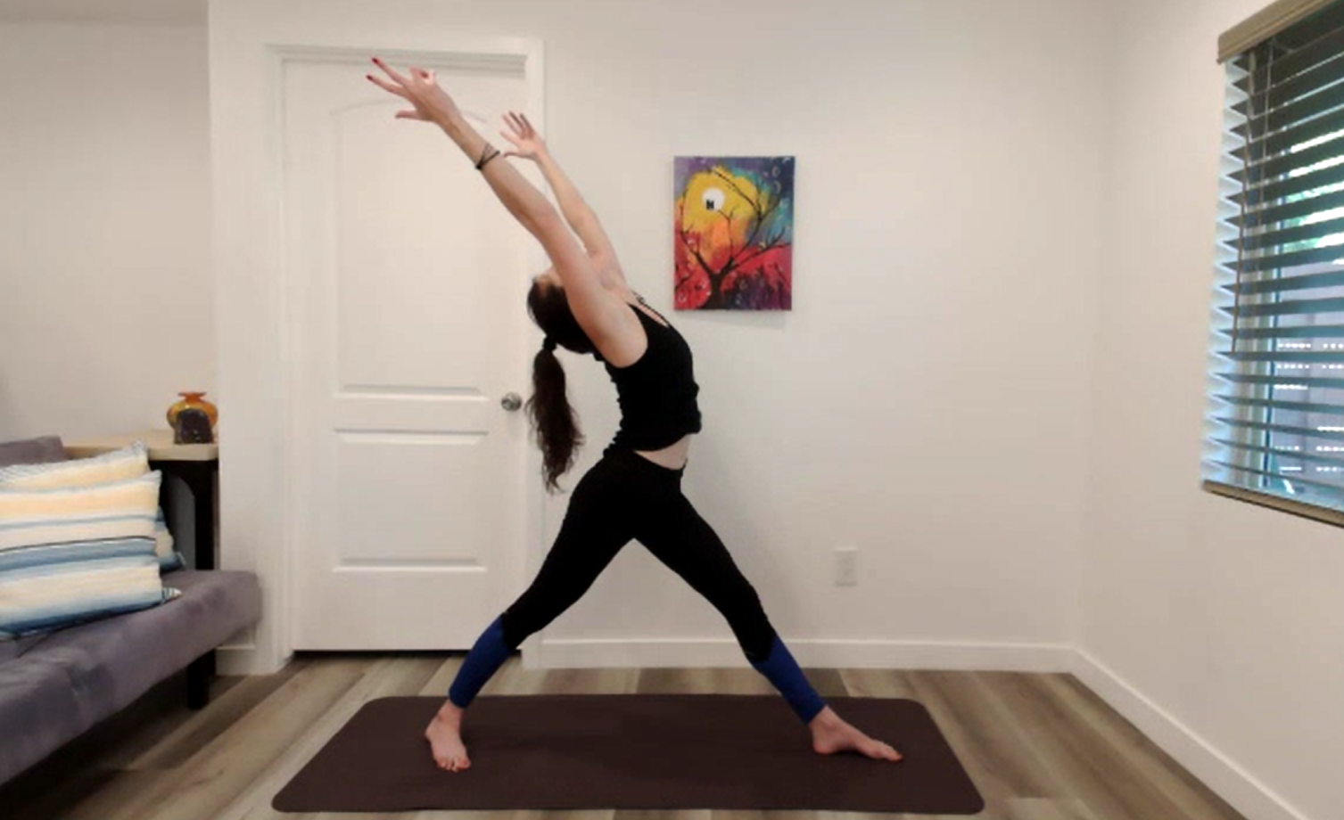 Keep your head up (WARRIOR III POSE)