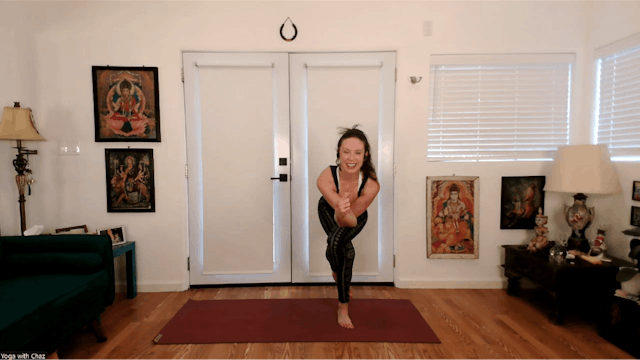 You were created for Joy (EAGLE POSE)