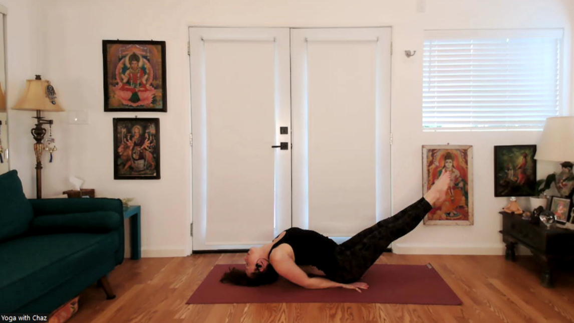 Don't wait for the bad to go away before you live the good (FISH POSE)