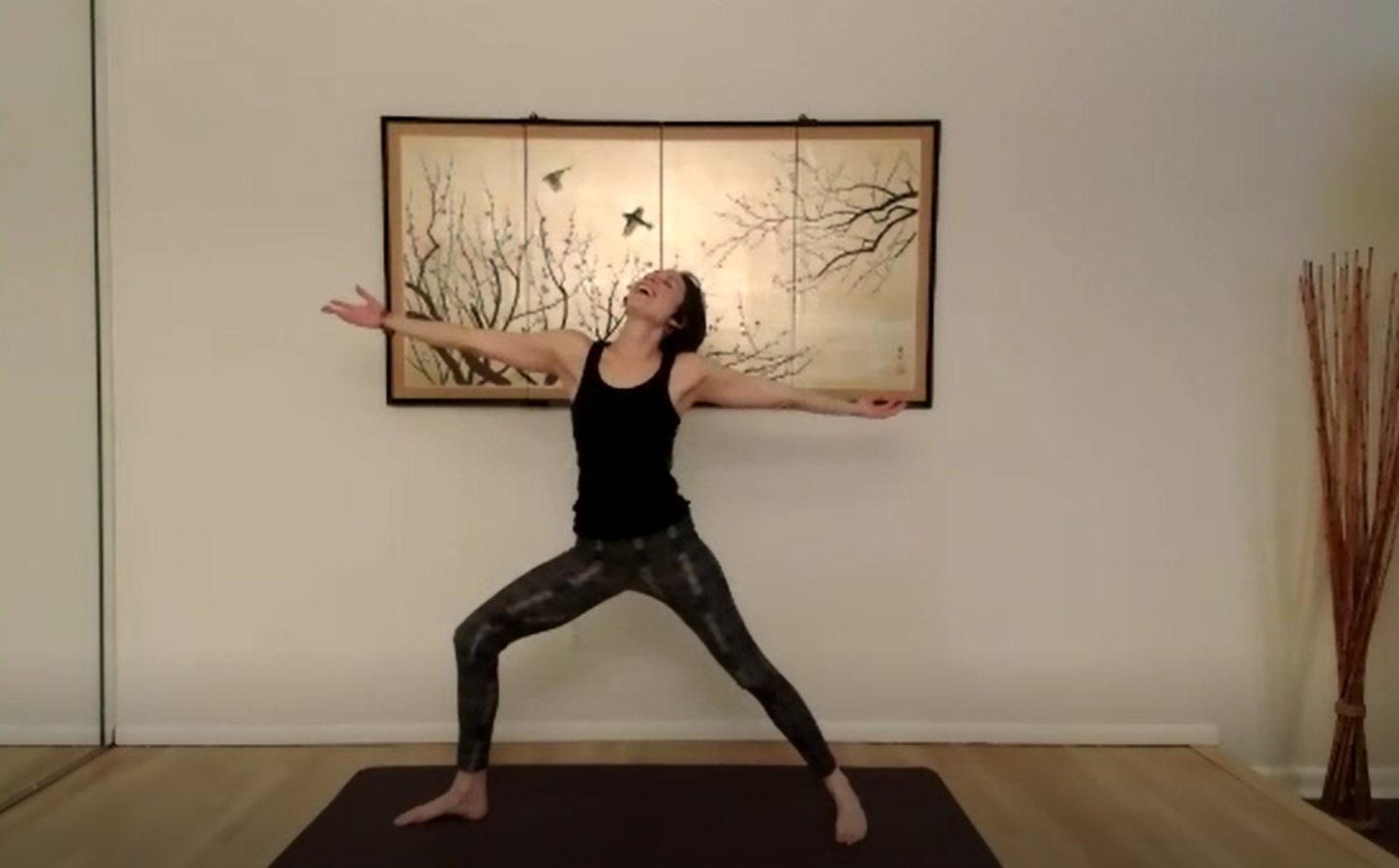 Get out of your head and into the moment (CROW POSE ON FOREARMS)