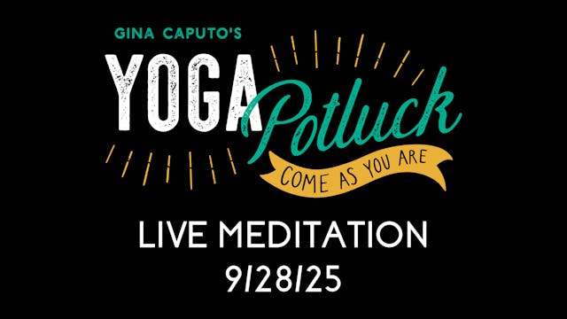 Live Meditation 9/28/25 - Attachment ...