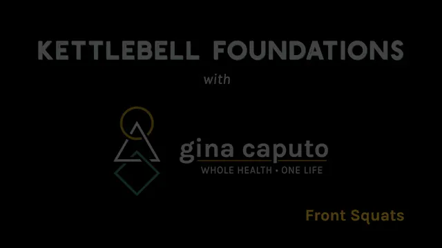 Kettlebell Foundations: Front Squats