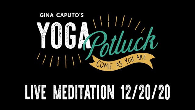 Live Meditation 12/20/20