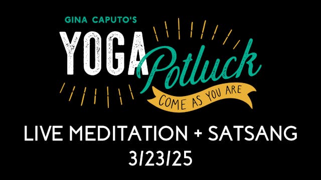 Live Meditation + Satsang Pt 2 - 3/23...