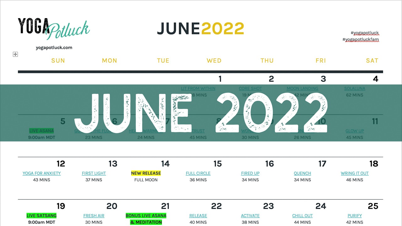 June 2022 Practices