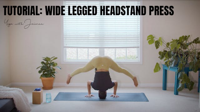 Tutorial: Wide Legged Headstand Press