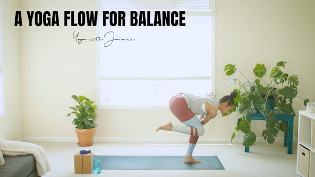 A Yoga Flow For Balance