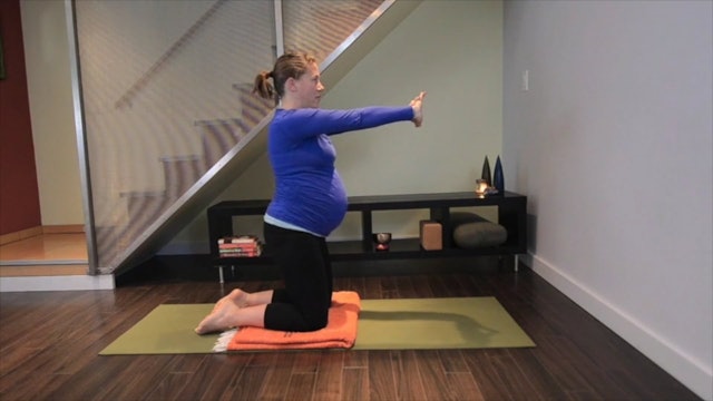 Prenatal Yoga Short Practice 6 min.