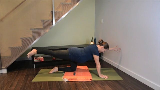 Prenatal Yoga Core Practice 5 min.