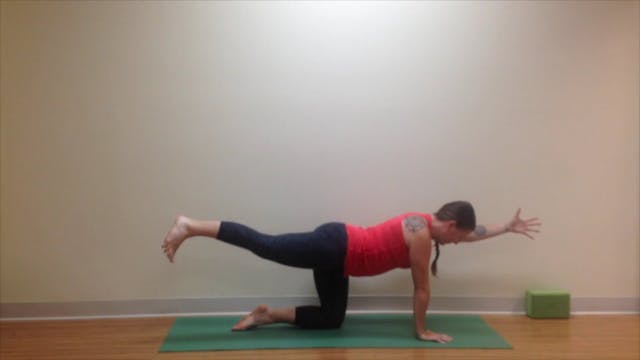 Postnatal Yoga Low Back 8 min.