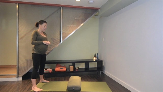 Prenatal Yoga Sun Salutations 4 min.