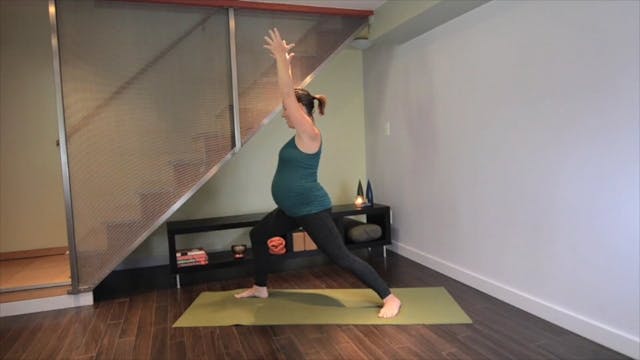 Prenatal Yoga Leg Strengthening 11 min