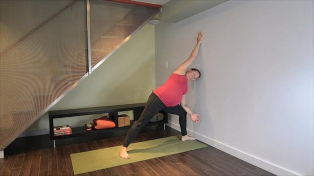 Prenatal Yoga Wall Practice 10 min