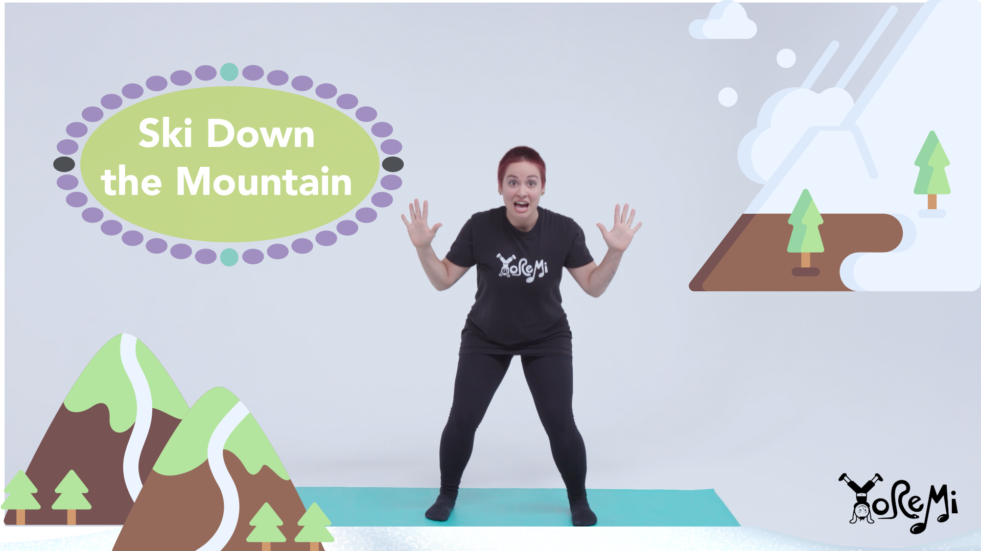 Ski Down The Mountain (Chair Pose)