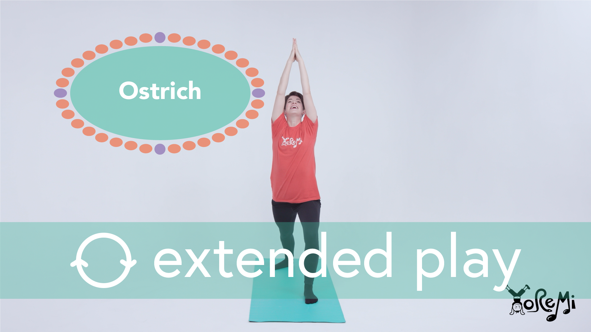 Ostrich (Humble Warrior Pose) Extended Play