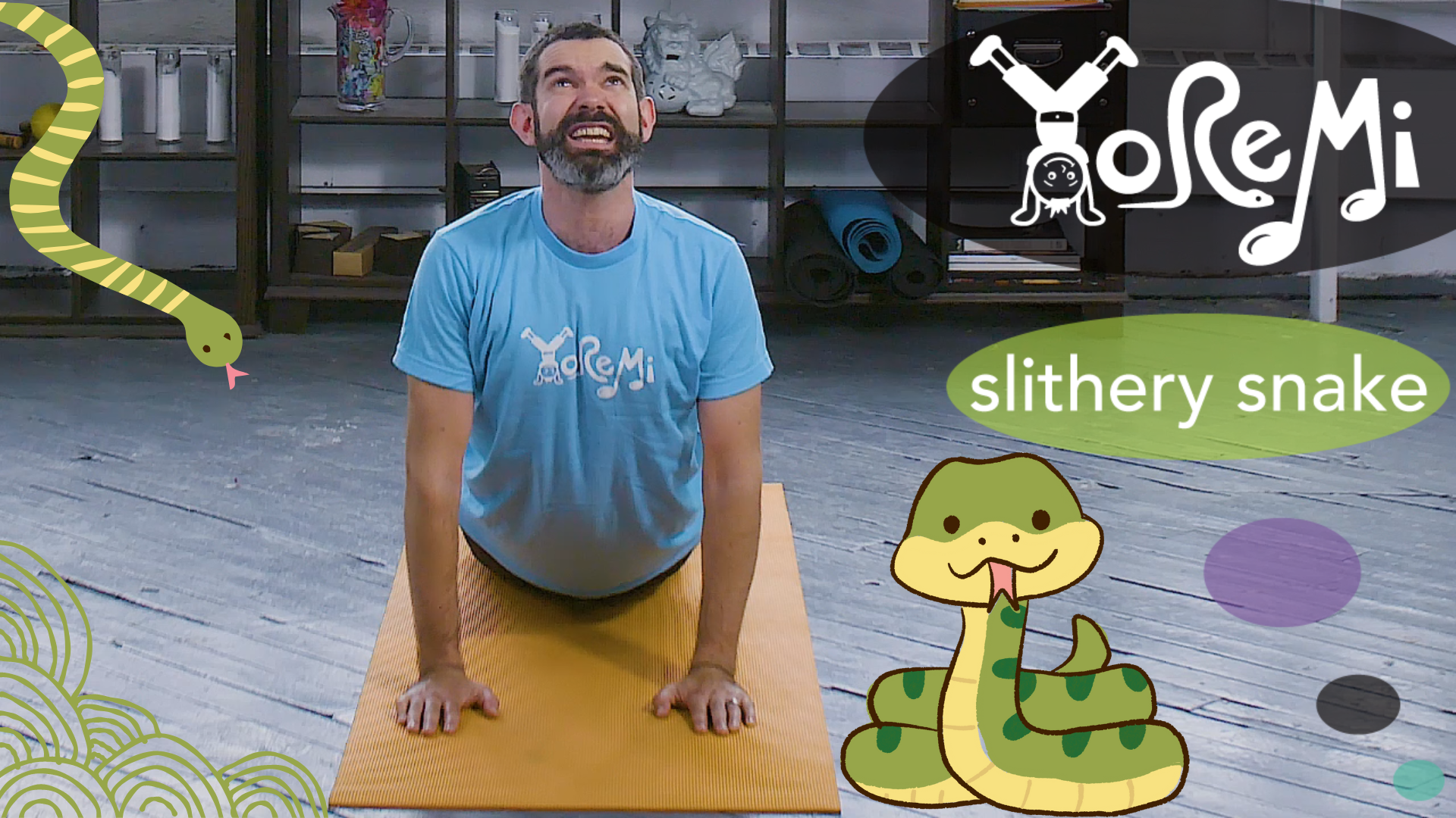 Slithery Snake (Baby Cobra Pose)