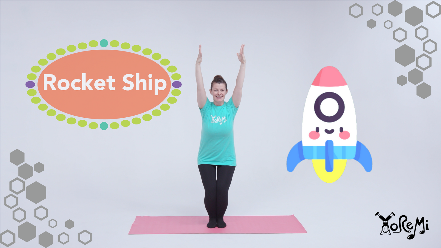 Rocket Ship (Chair Pose & Star Pose)