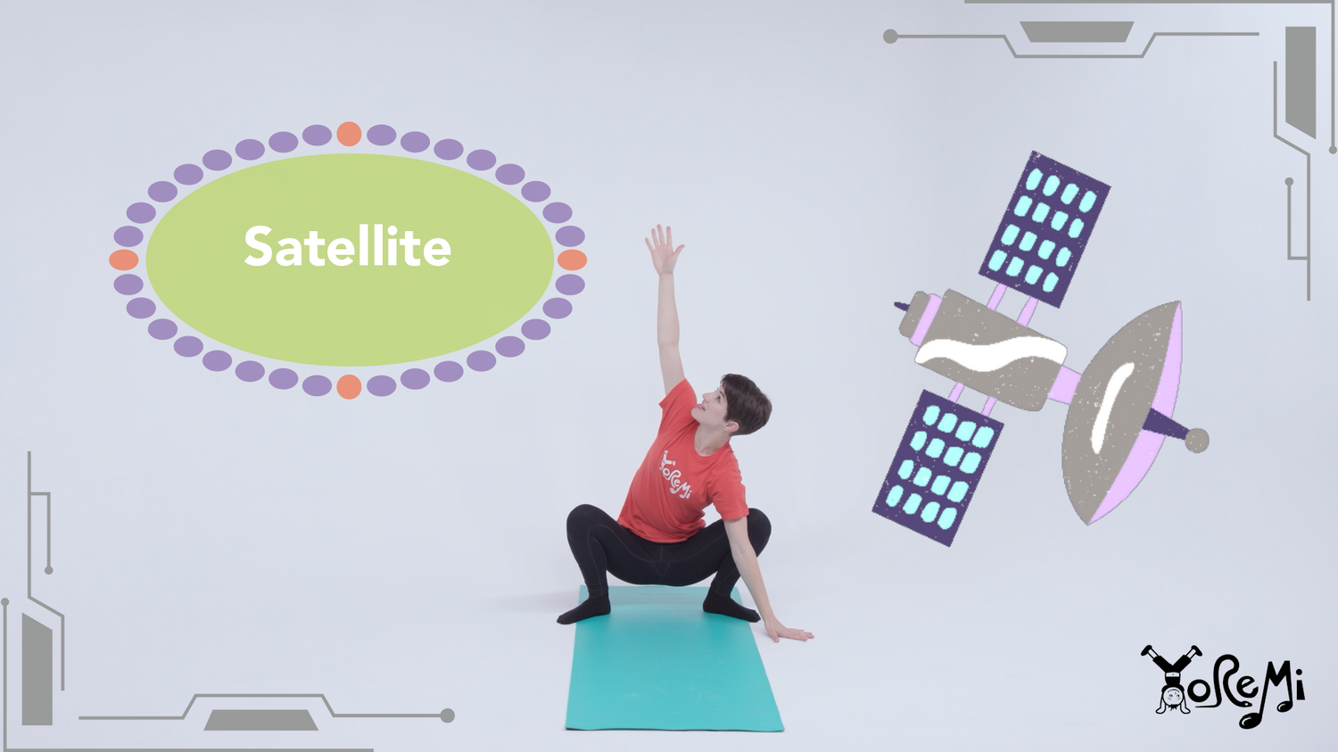 Satellite (Deep Squat with Twist)